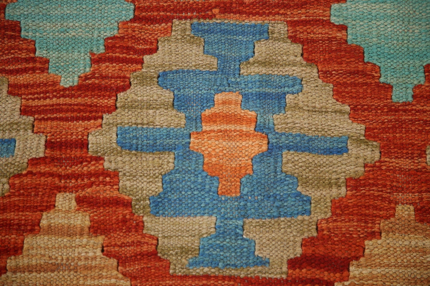 Reversible Wool Kilim Oriental Area Rug 5x6