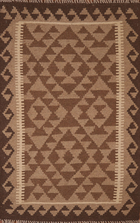 Geometric Kilim Oriental Area Rug 3x4