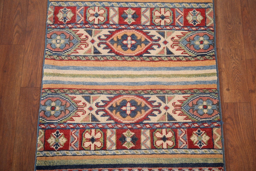 Geometric Kazak Oriental Rug 2x3