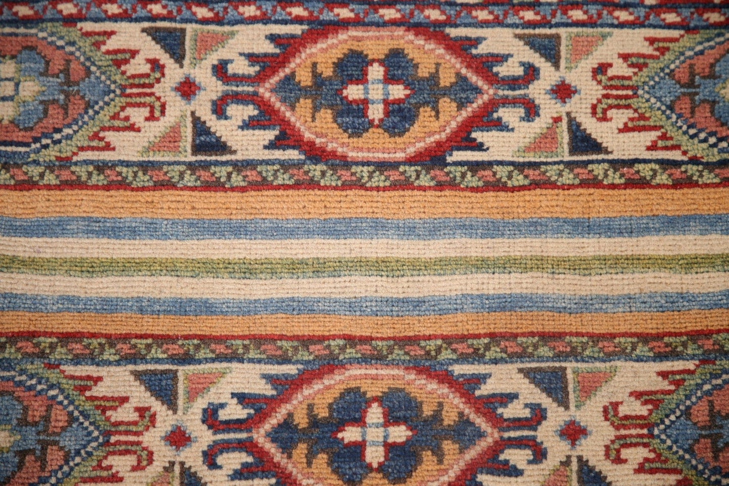 Geometric Kazak Oriental Rug 2x3