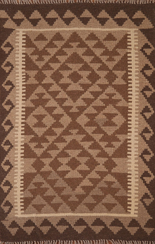 Geometric Kilim Oriental Rug 3x4