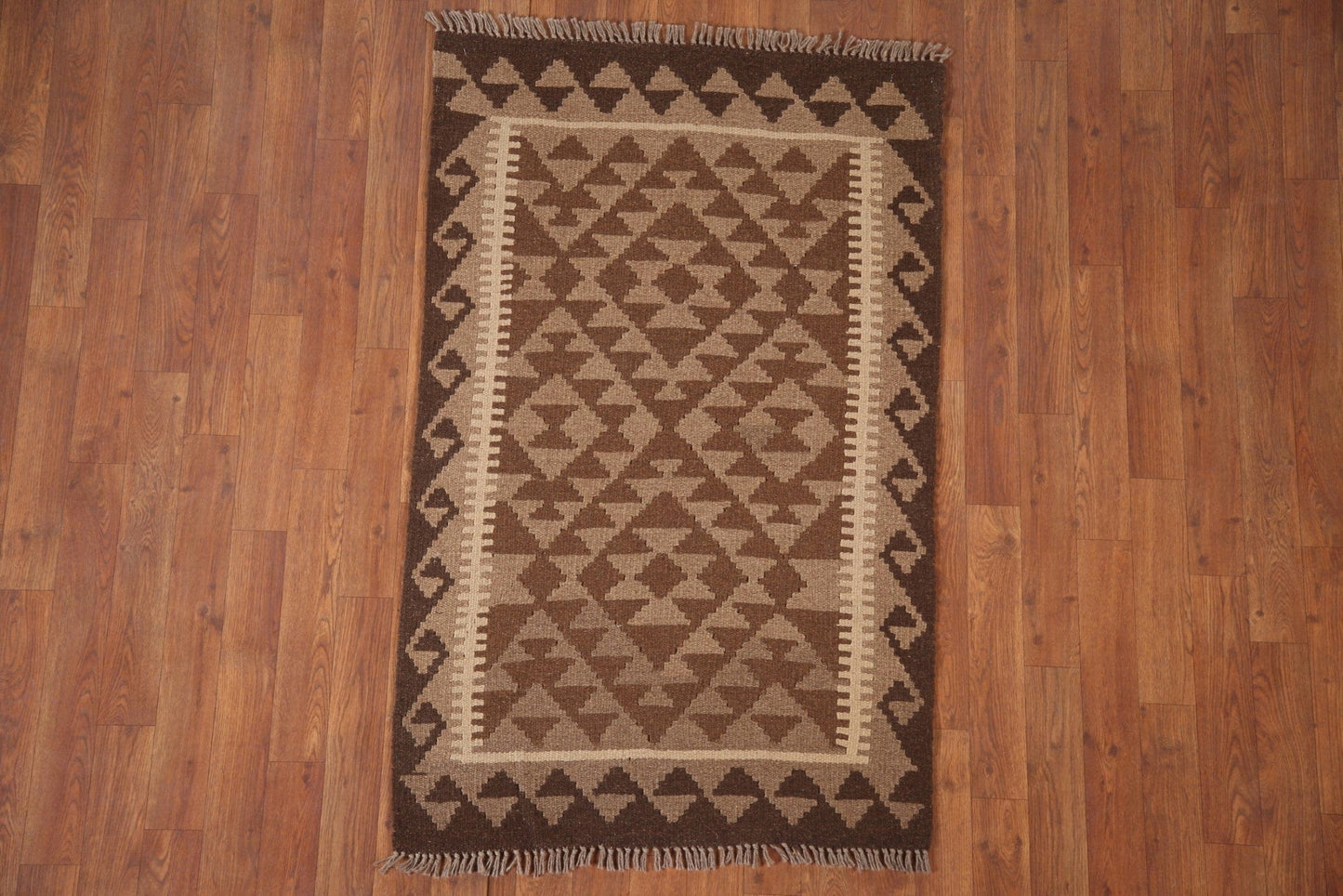 Geometric Kilim Oriental Rug 3x4