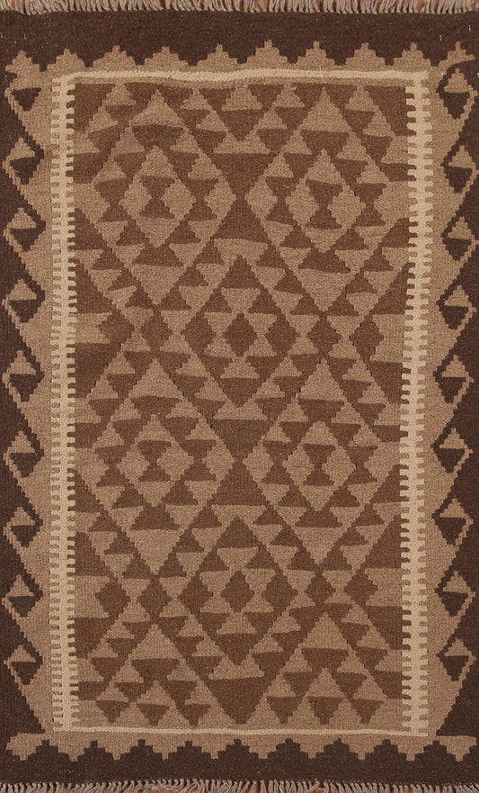 Geometric Kilim Oriental Area Rug 3x5