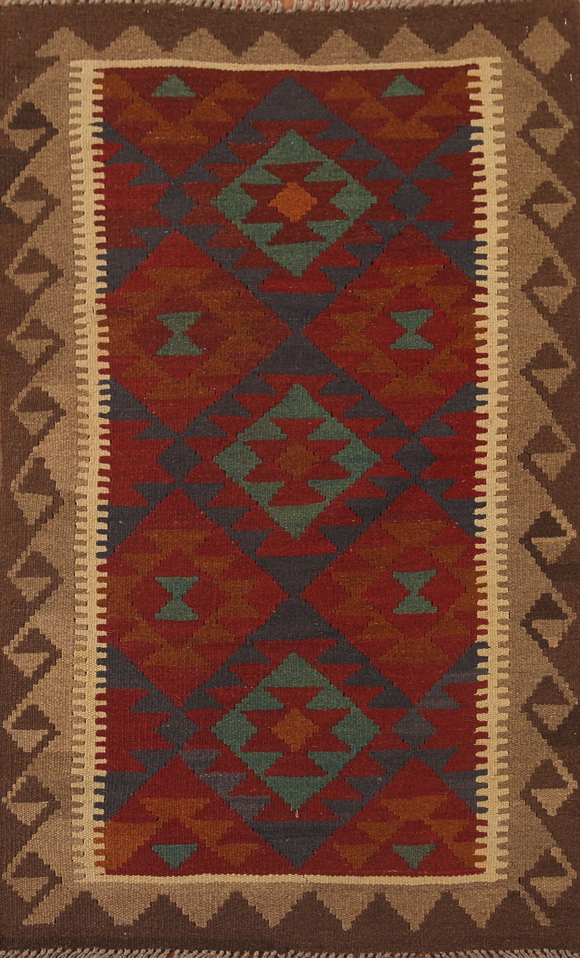 Geometric Kilim Oriental Area Rug 3x5