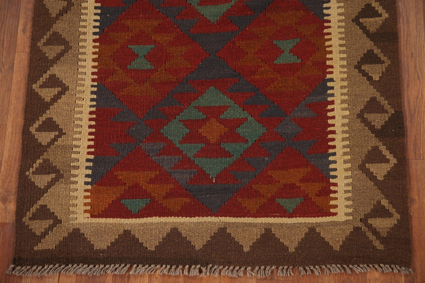 Geometric Kilim Oriental Area Rug 3x5