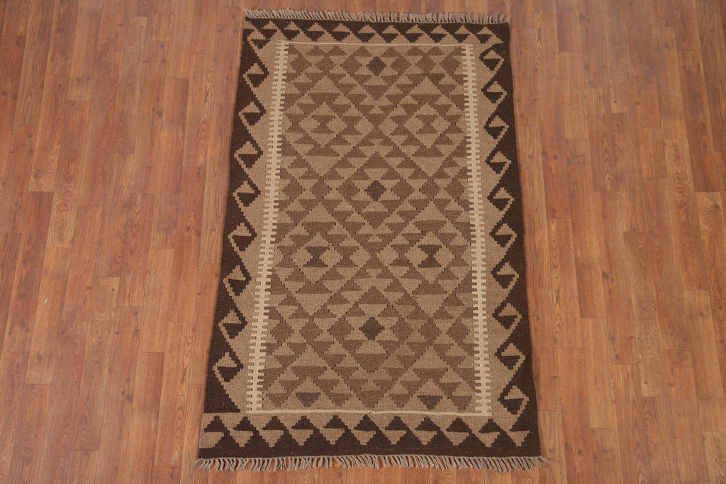 Geometric Kilim Oriental Area Rug 3x5