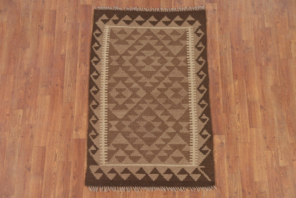 Geometric Kilim Oriental Area Rug 3x4