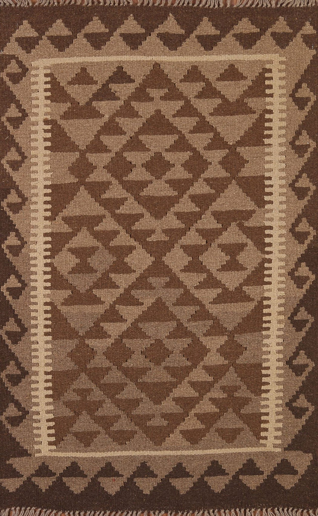 Geometric Kilim Oriental Area Rug 3x4