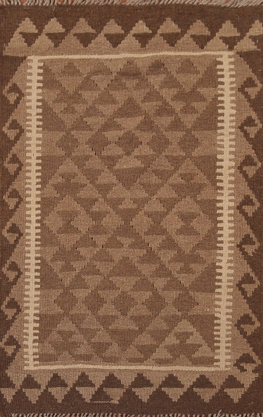 Geometric Kilim Oriental Area Rug 3x4