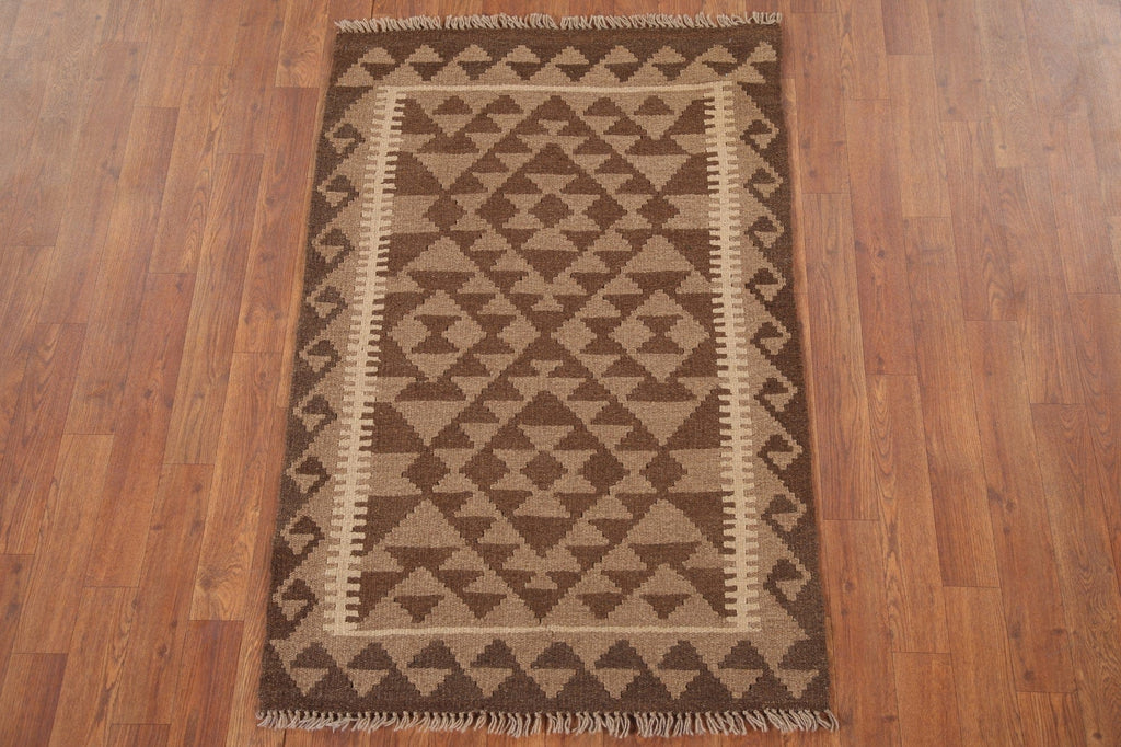 Geometric Kilim Oriental Area Rug 3x4