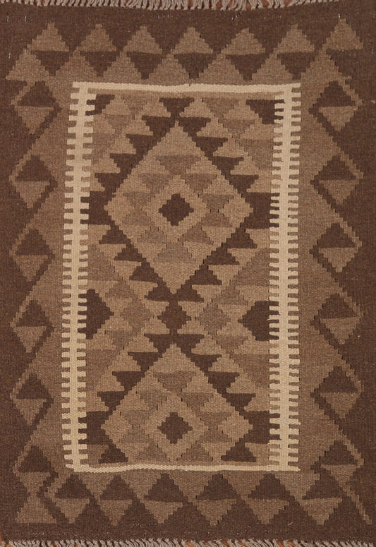 Geometric Kilim Oriental Area Rug 3x4