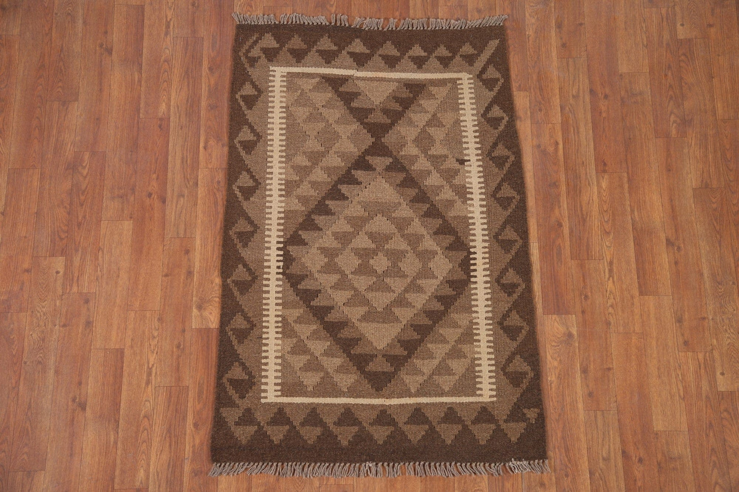 Geometric Kilim Oriental Area Rug 3x4