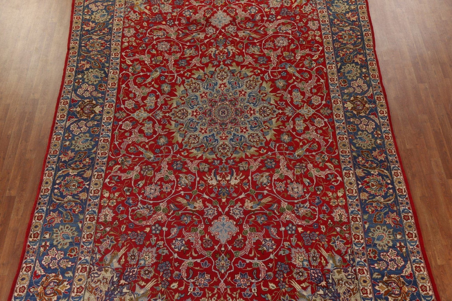 Vegetable Dye Isfahan Persian Large Rug 10x15