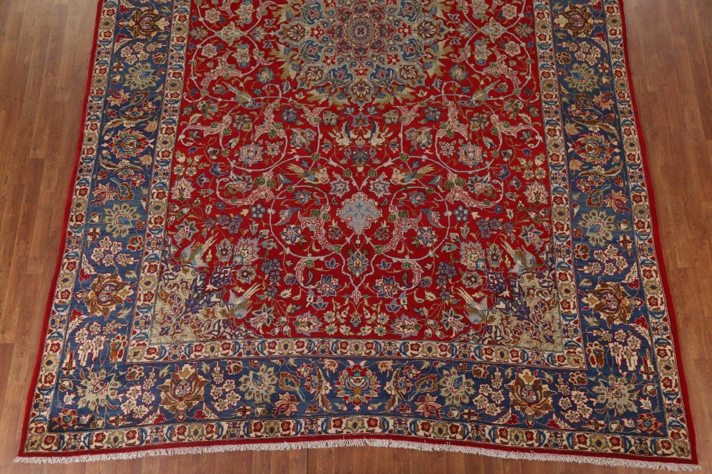 Vegetable Dye Isfahan Persian Large Rug 10x15