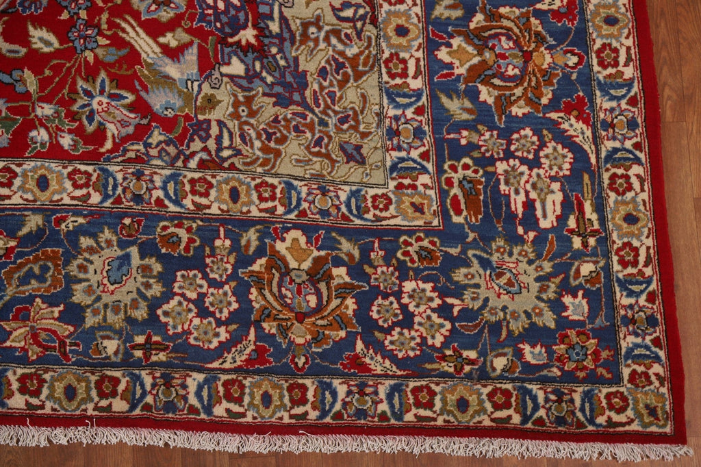 Vegetable Dye Isfahan Persian Large Rug 10x15