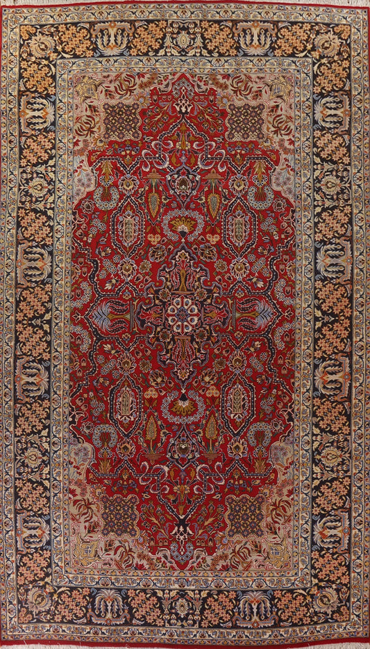 Vintage Red Najafabad Persian Large Rug 10x16