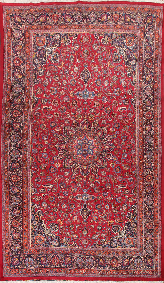 Traditional Mashad Signed Persian Large Rug 10x16