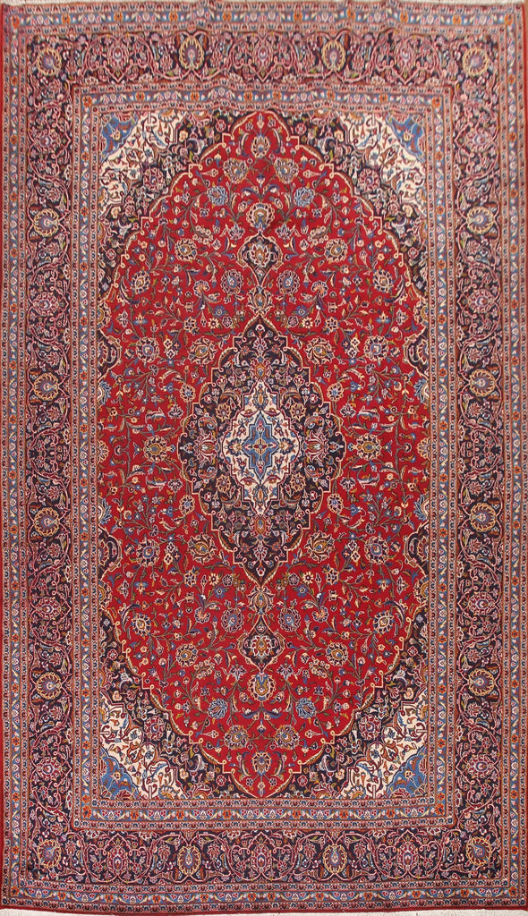 Traditional Kashan Persian Large Rug 10x16