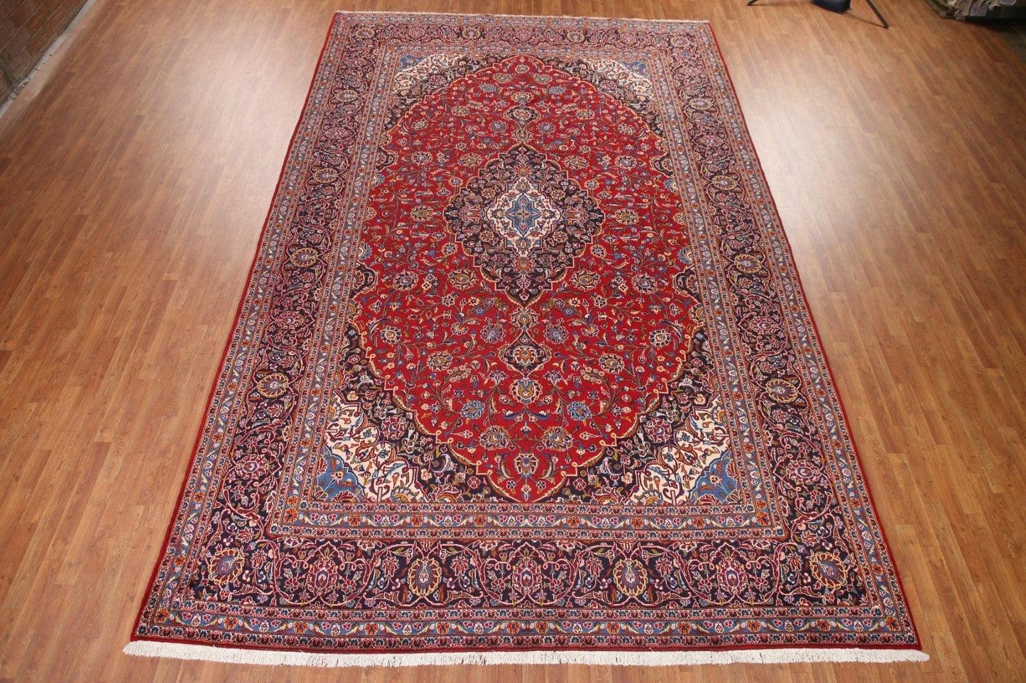 Traditional Kashan Persian Large Rug 10x16