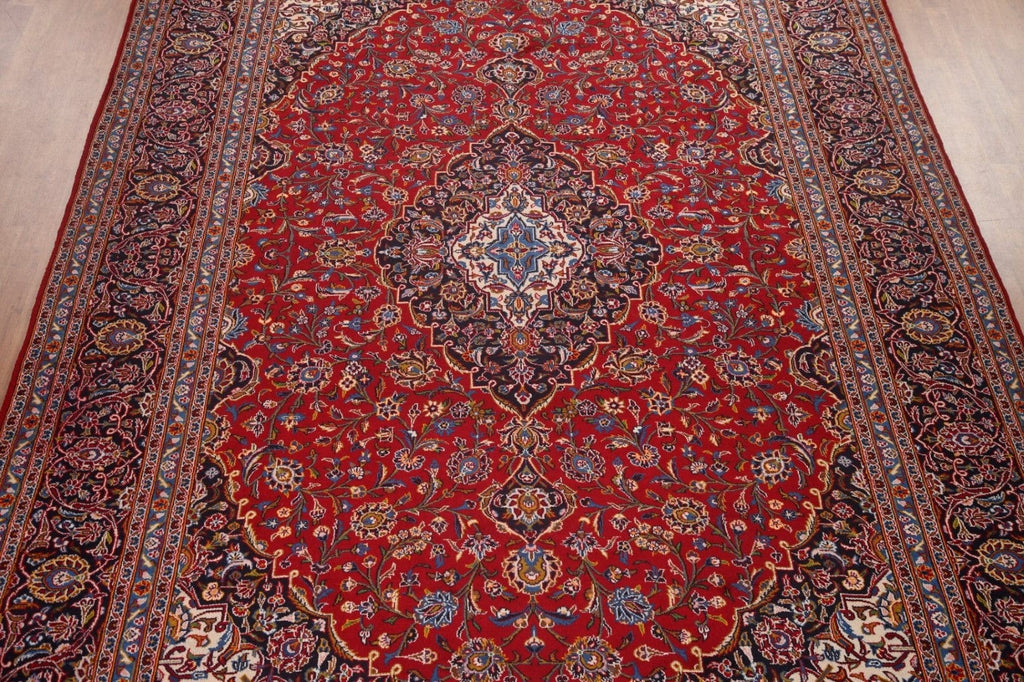 Traditional Kashan Persian Large Rug 10x16