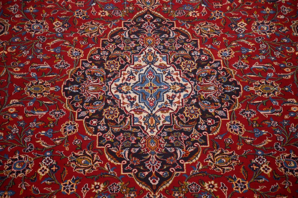 Traditional Kashan Persian Large Rug 10x16