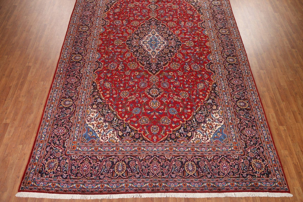 Traditional Kashan Persian Large Rug 10x16