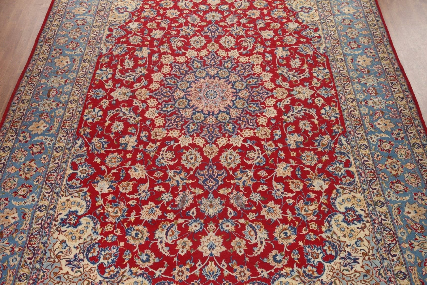 Vegetable Dye Isfahan Persian Large Rug 10x16