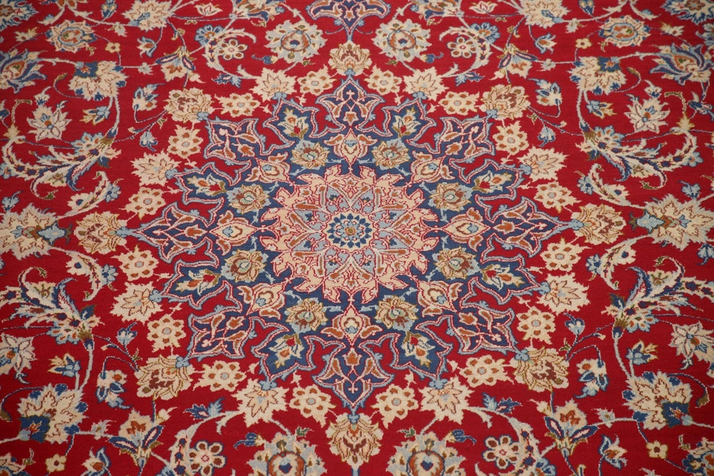 Vegetable Dye Isfahan Persian Large Rug 10x16