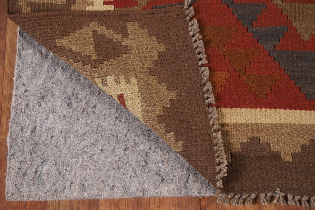 Reversible Wool Kilim Oriental Area Rug 4x7