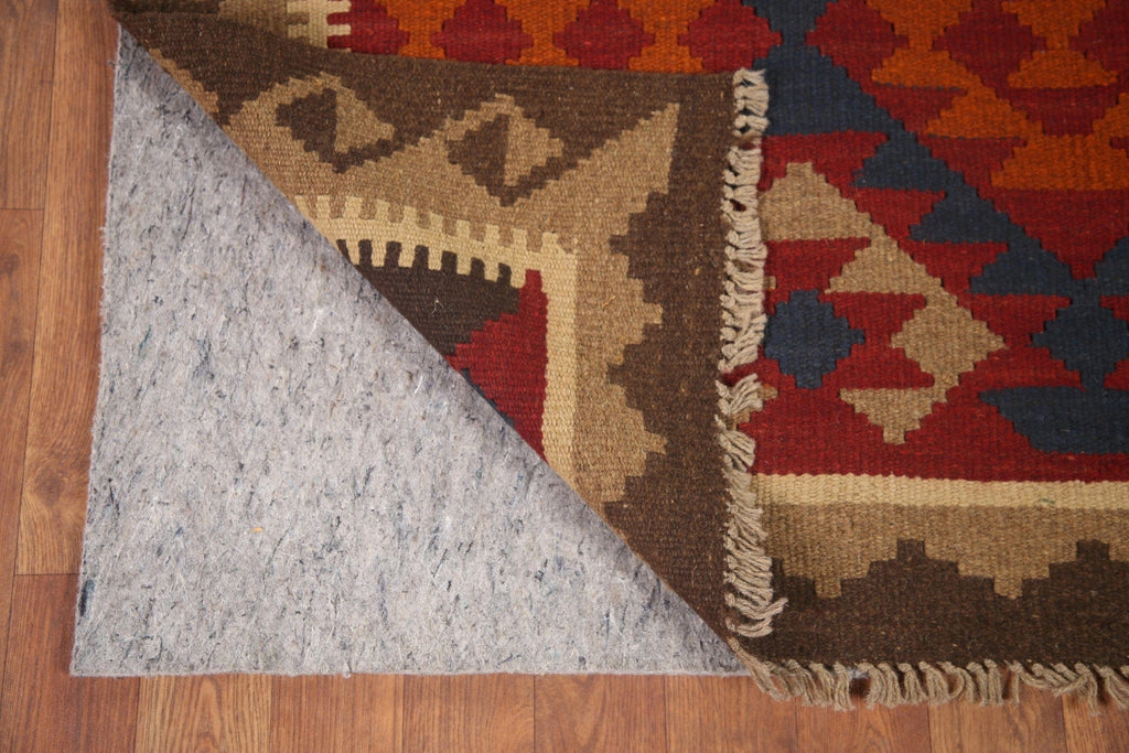 Reversible Wool Kilim Oriental Area Rug 3x6