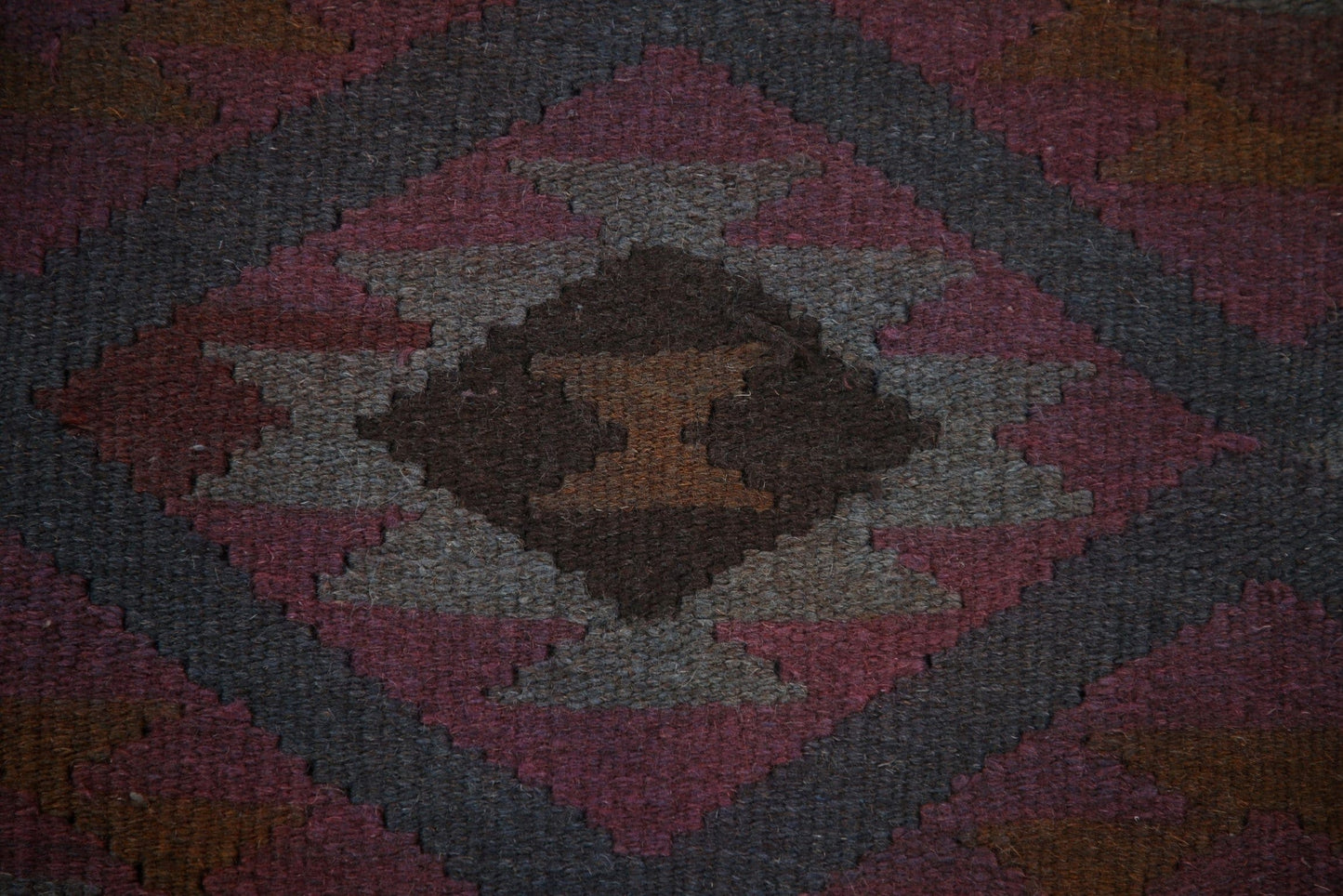 Geometric Kilim Oriental Runner Rug 3x7