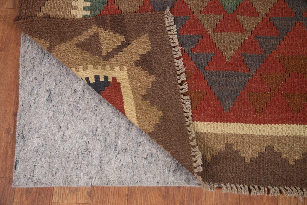 Reversible Wool Kilim Oriental Rug 3x6