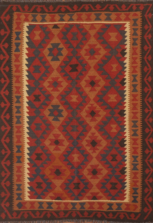 Colorful Kilim Oriental Area Rug 5x6