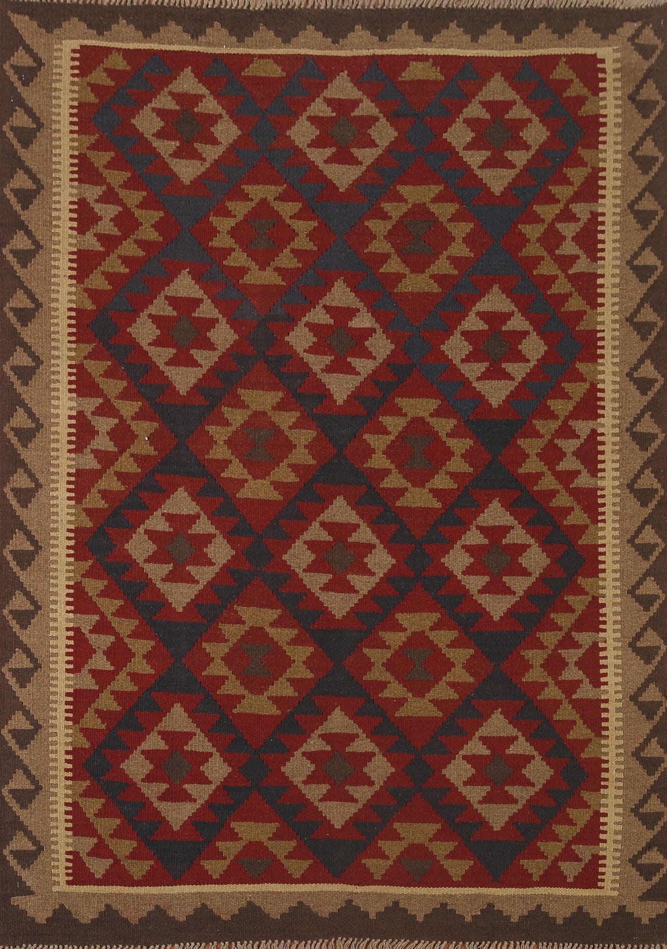 Geometric Kilim Oriental Area Rug 5x7