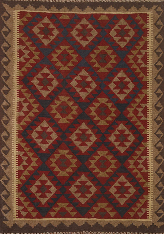 Geometric Kilim Oriental Area Rug 5x7