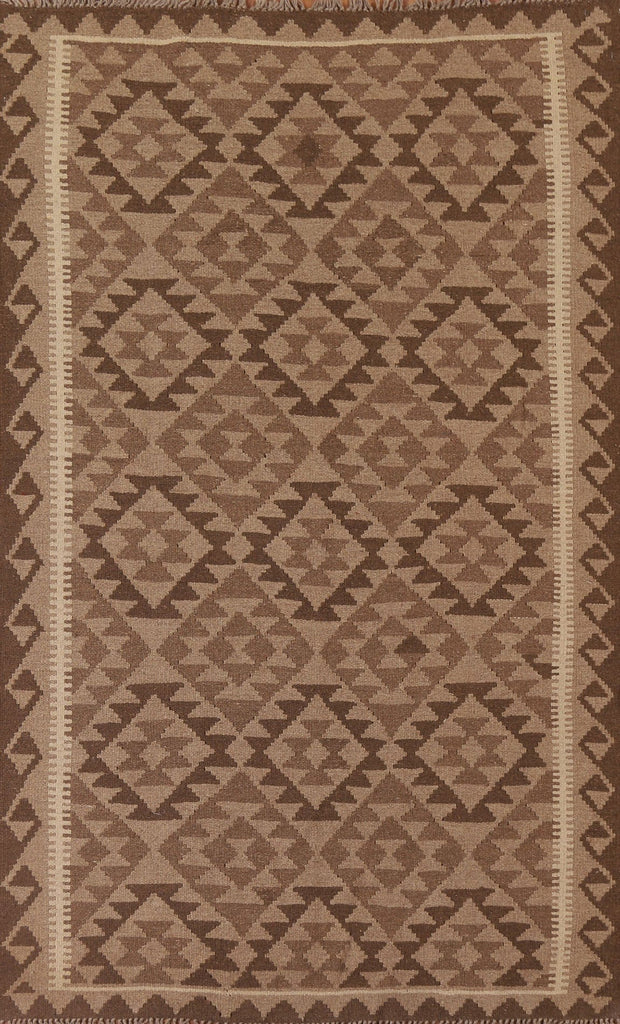 Kilim Reversible Wool Area Rug 5x7