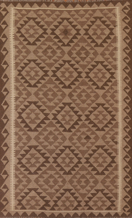 Kilim Reversible Wool Area Rug 5x7