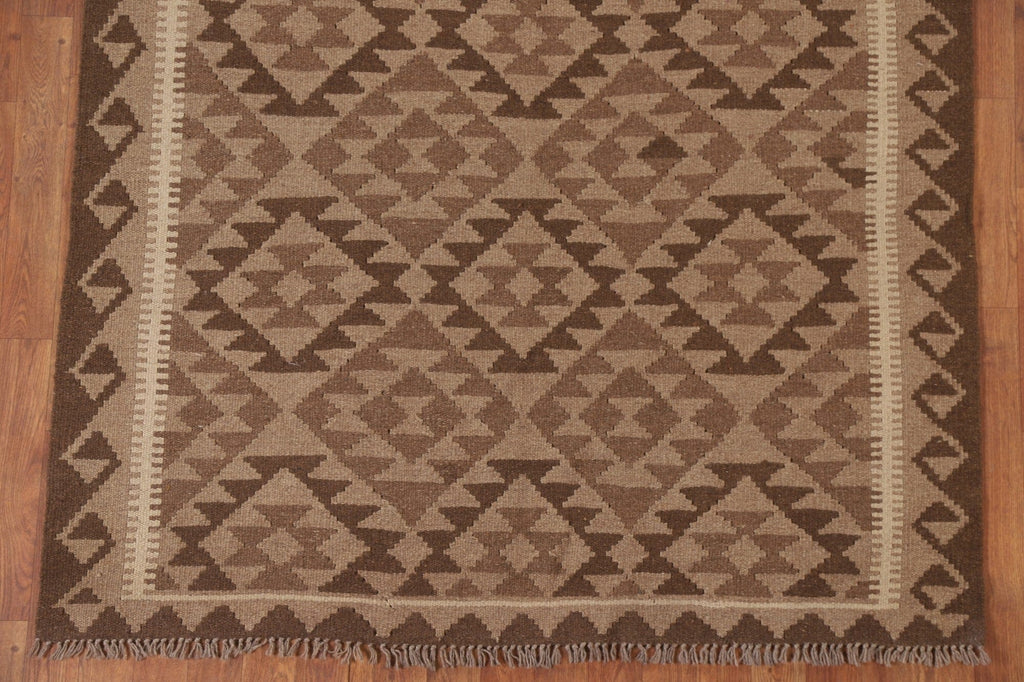 Kilim Reversible Wool Area Rug 5x7