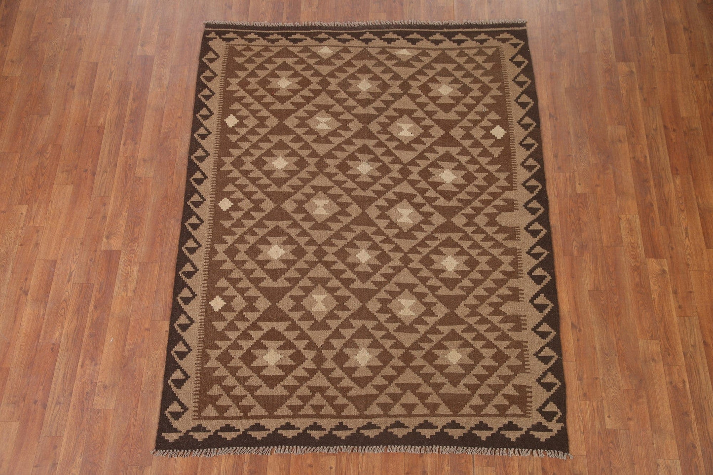 Geometric Kilim Oriental Area Rug 5x7