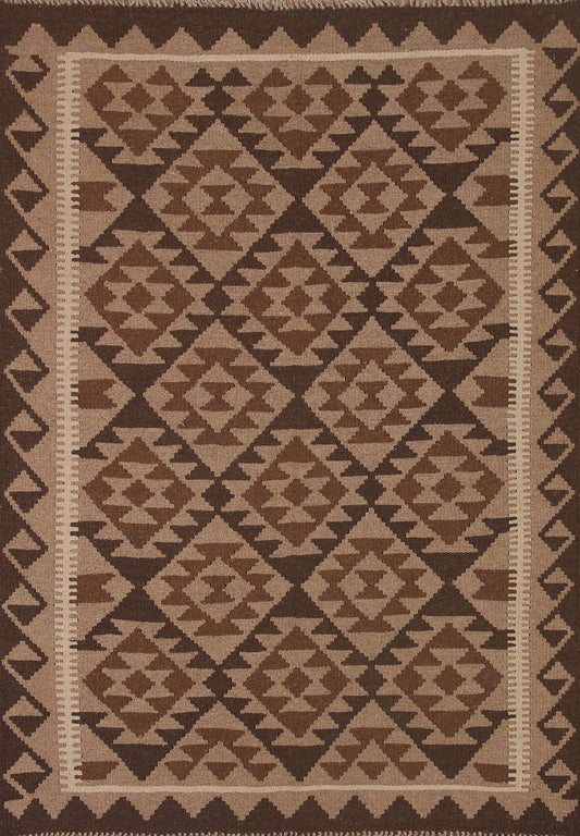 Geometric Kilim Oriental Area Rug 5x6