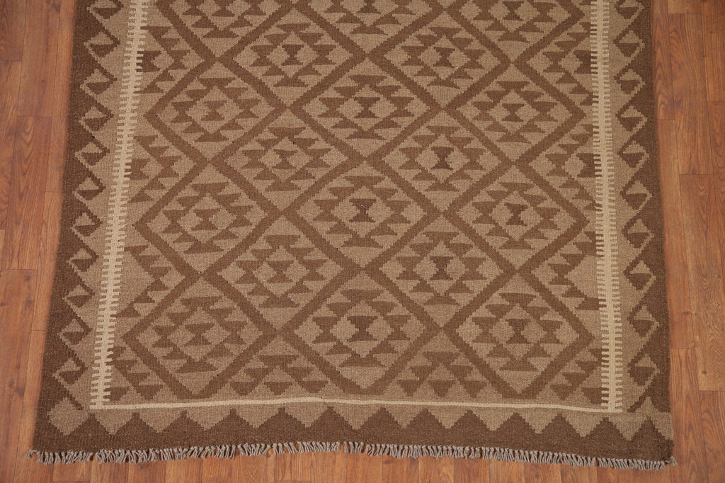 Kilim Reversible Wool Area Rug 5x6