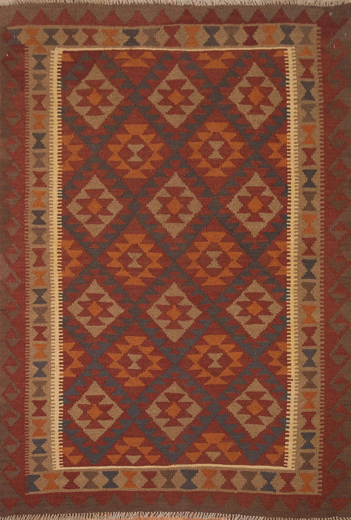 Geometric Kilim Oriental Area Rug 5x6