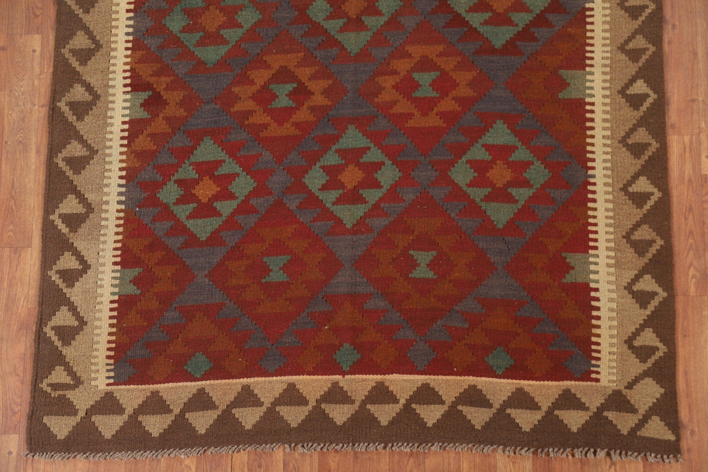 Multi-Color Kilim Oriental Area Rug 5x7