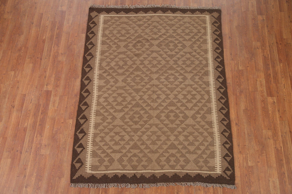 Geometric Kilim Oriental Area Rug 5x6