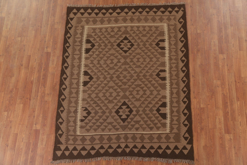 Geometric Kilim Oriental Area Rug 5x7