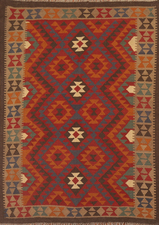 Colorful Kilim Geometric Area Rug 5x7