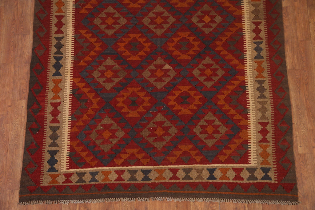 Geometric Kilim Oriental Area Rug 5x8