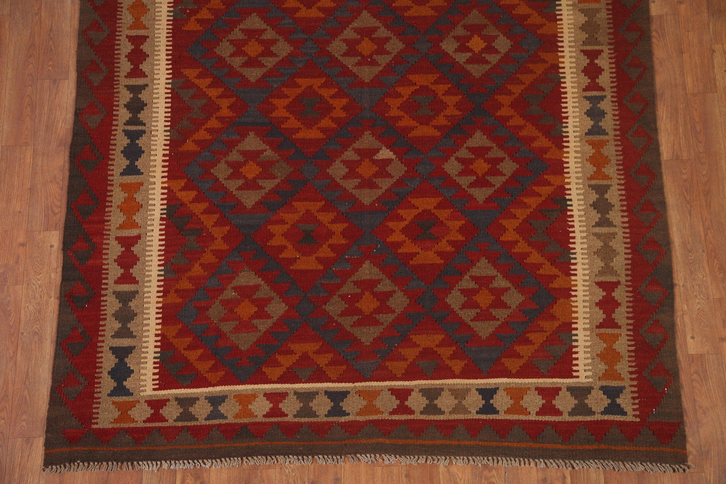 Geometric Kilim Oriental Area Rug 5x8