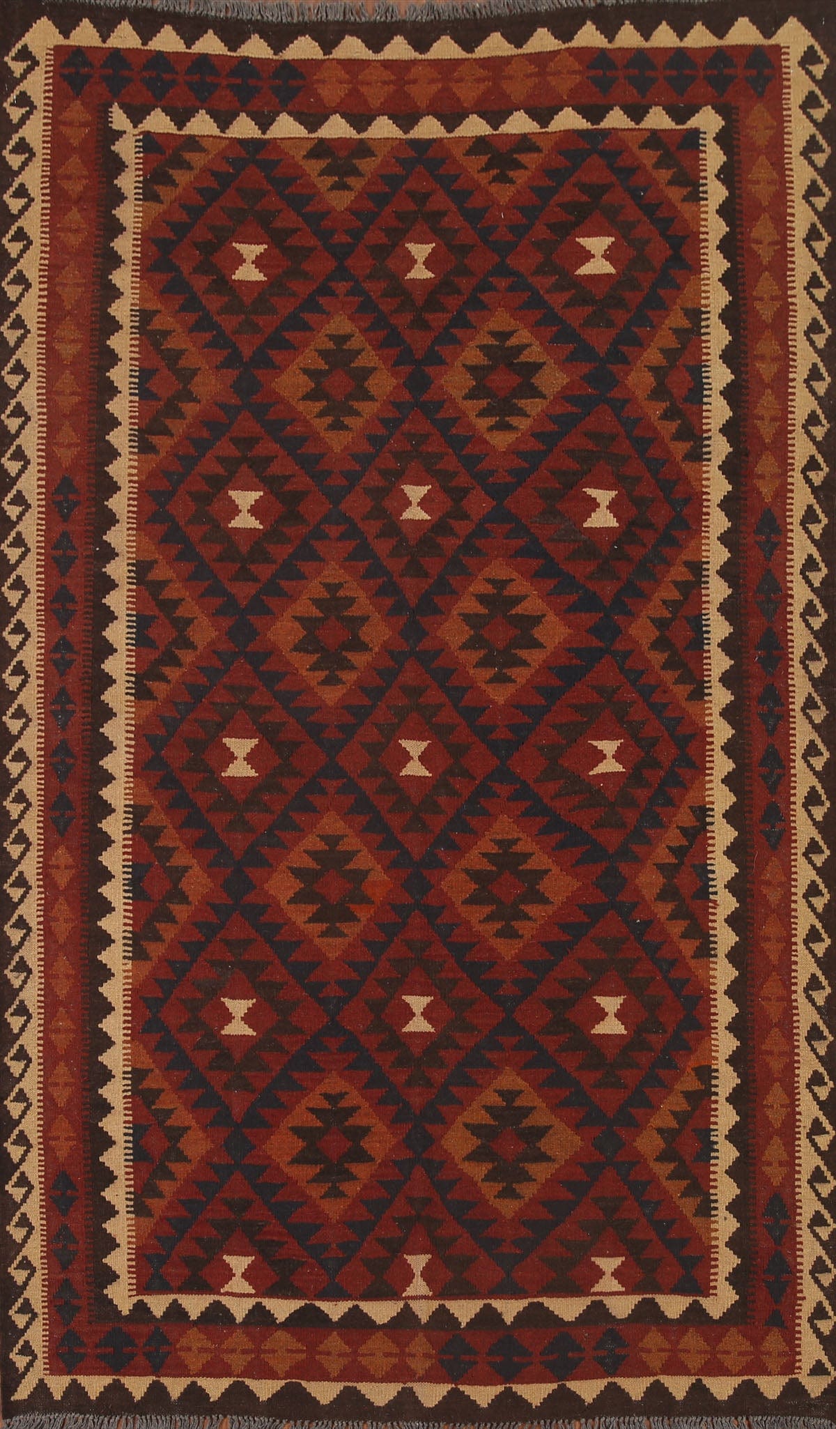 Geometric Kilim Oriental Area Rug 5x8