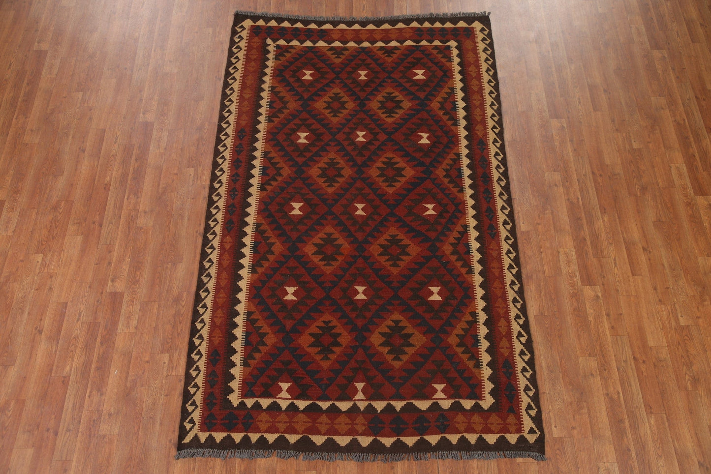 Geometric Kilim Oriental Area Rug 5x8